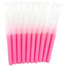 Щіточка для вій та брів бебі браш Baby Brush / світло-рожева (0,9 мм), 1 шт